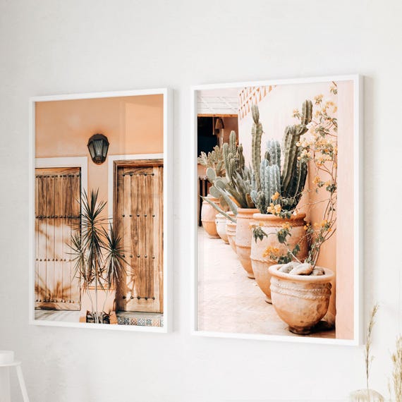 Cactus Photography Print Set: Boho Southwestern Wall Art