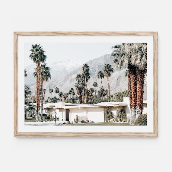 Palm Springs Mid-Century Modern Architecture Print: California Wall Art