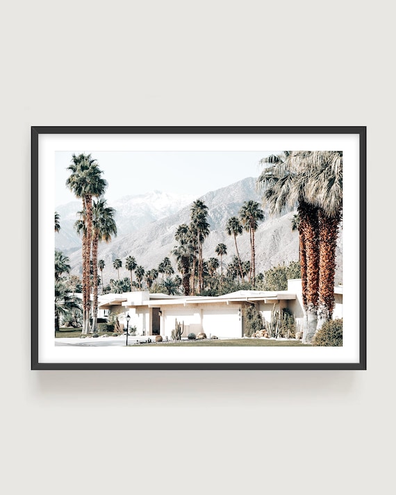 Palm Springs Mid-Century Modern Architecture Print: California Wall Art