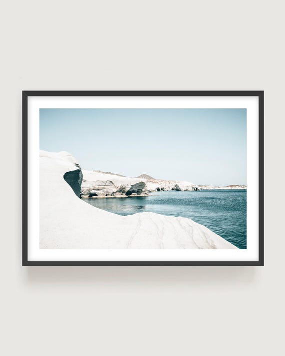 Milos Greece Coastal Print - Beach Home Greek Island Wall Art, Travel Photography