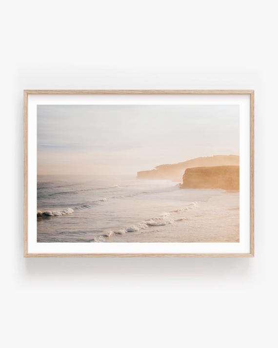 Ocean Cliffs Wall Art - Coastal Sunset Photography