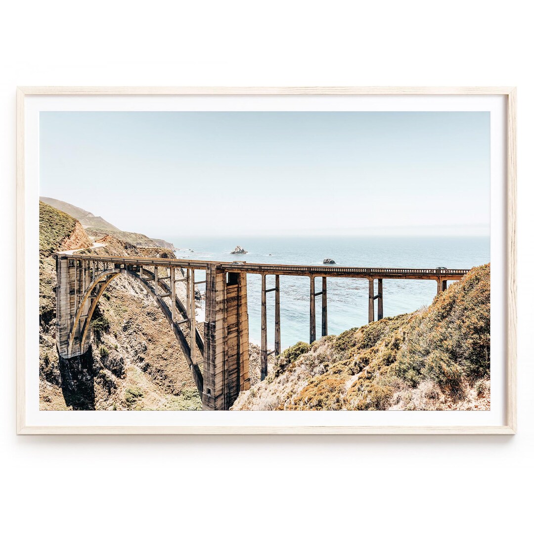 Big Sur Coastal Wall Art – California Landscape Photo Print, Bixby ...