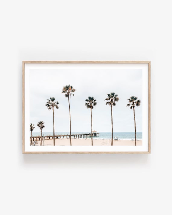 Manhattan Beach Art Print: California Coastal Ocean Photography