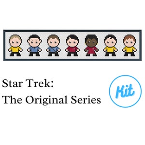 Cross Stitch Kit: Star Trek - The Original Series - Easy Cross Stitch Kit for Beginners [Unofficial Parody]