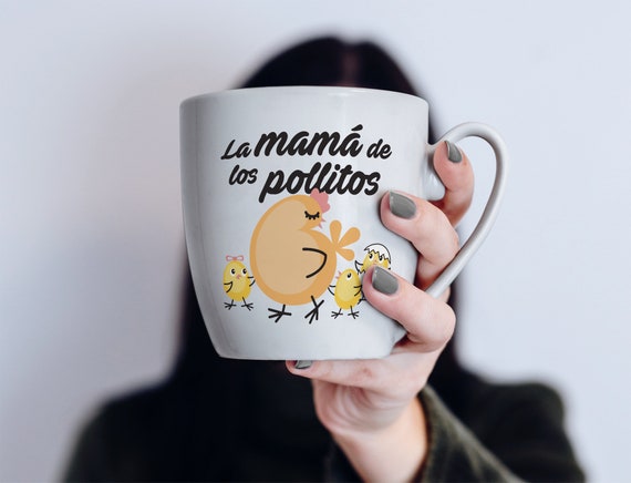 La Mamá De Los Pollitos, Archivo Digital, Sublimación, Tazas, Coffee Mug,  Pdf Y Png Descargable 