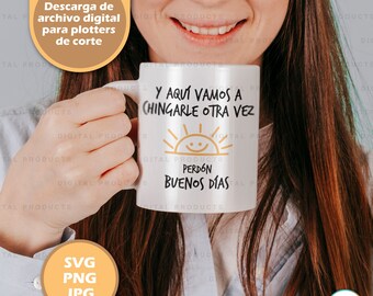 Imagen taza frase divertida JPG