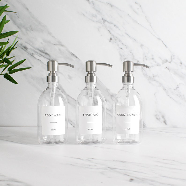 NamieHome Body Wash Shampoo Conditioner Bottle - Thumbnail 4
