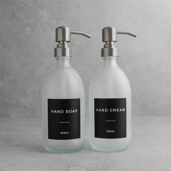 Jabón de manos y crema de manos Juego de dos botellas de -  España