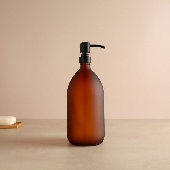 Glass Shower Bottles Shampoo Dispenser Shower Storage Bathroom Storage Eco  Friendly Reduce Plastic Glass Pump Bottles 