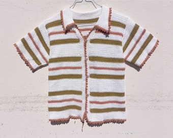 Hand crochet pattern- Granita Shirt