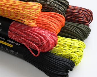 30m Polyester Paracord Rope, 4mm, Ten Inner Core, UV Resistant