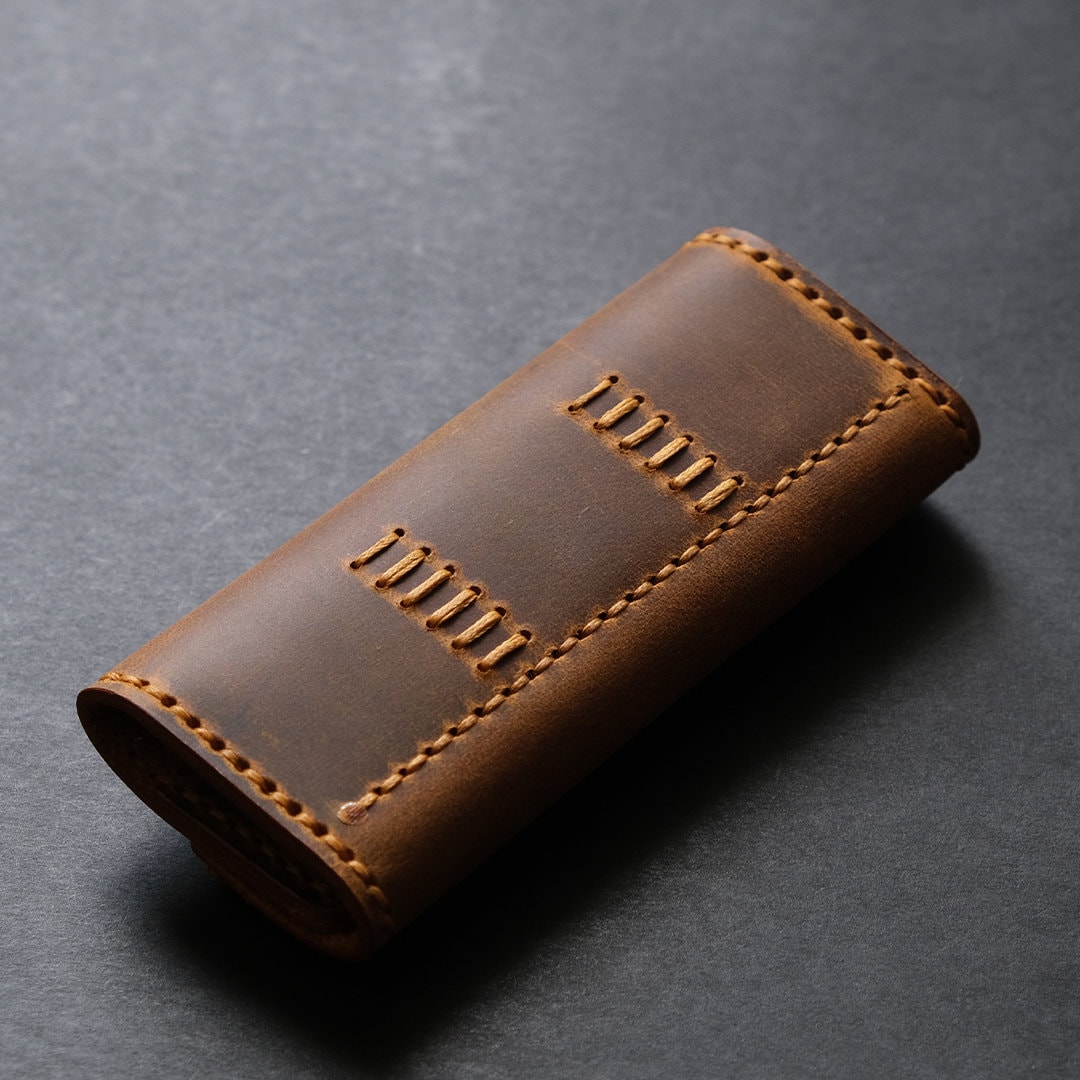 Leather SD Card Holder Memory Card Leather Wallet Case Etsy