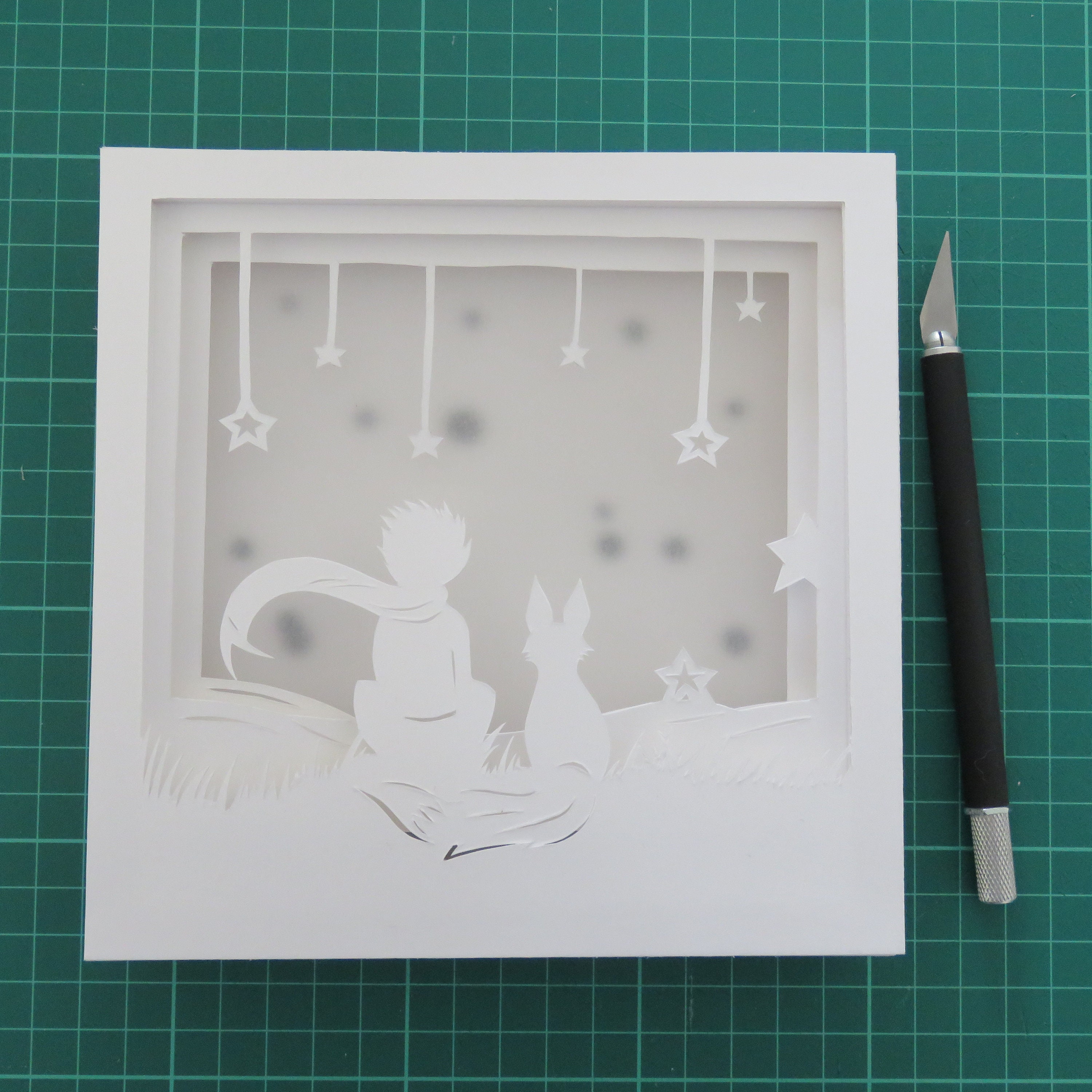 3D Paper Cut Light Box Digital Template the Little Prince 3D - Etsy Canada