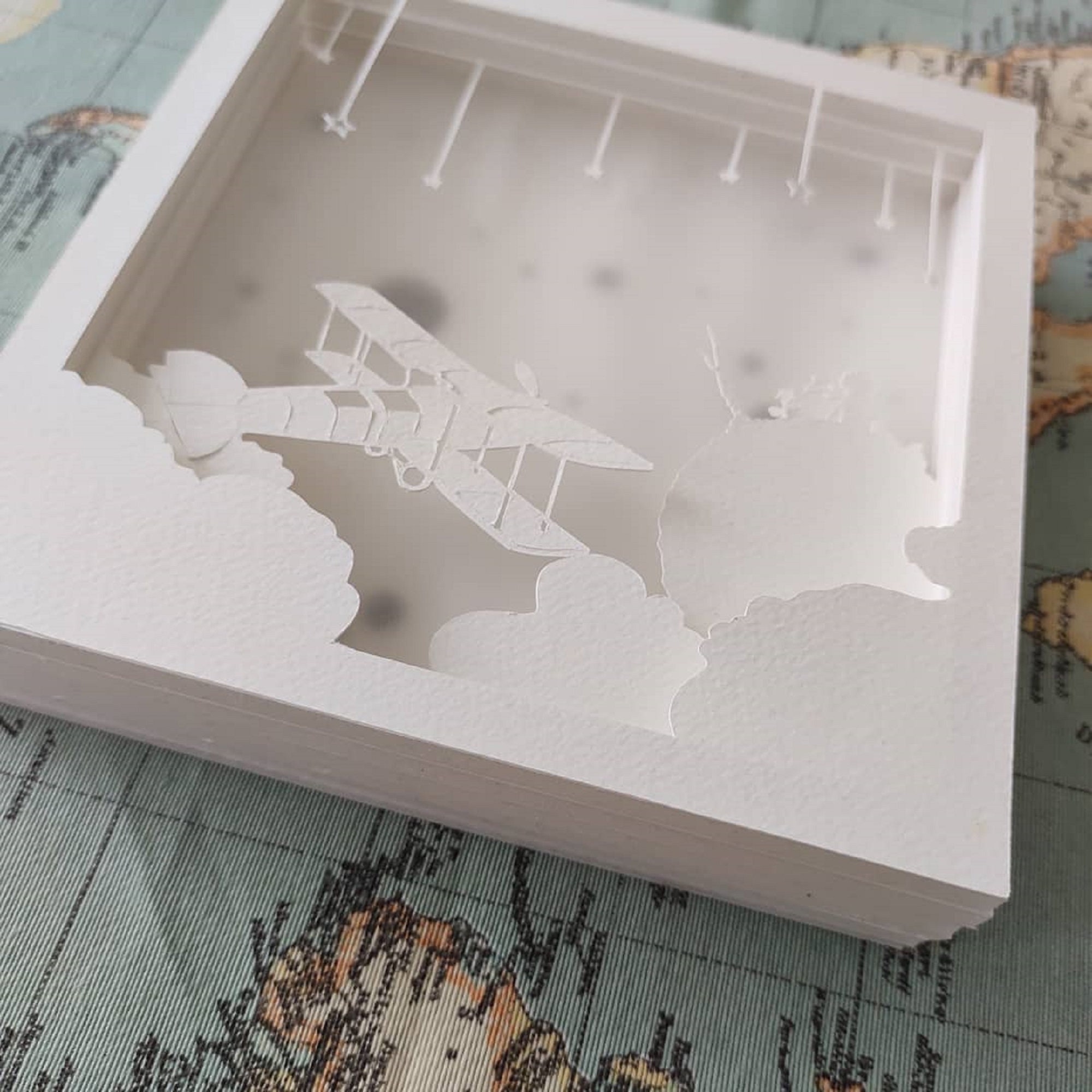 3D Paper Cut Light Box Digital Template the Little Prince 3D - Etsy
