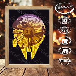 Star wars svg Papercut lightbox template svg Digital, lightbox template paper cut, templates stars wars, star wars