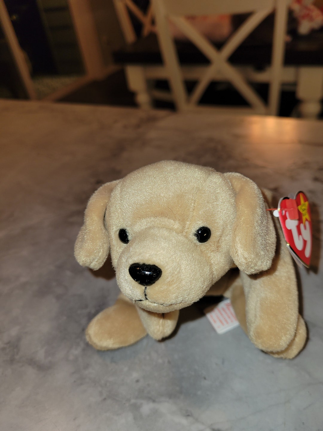 Vintage Original TY Beanie Baby Fetch the Dog in Mint - Etsy