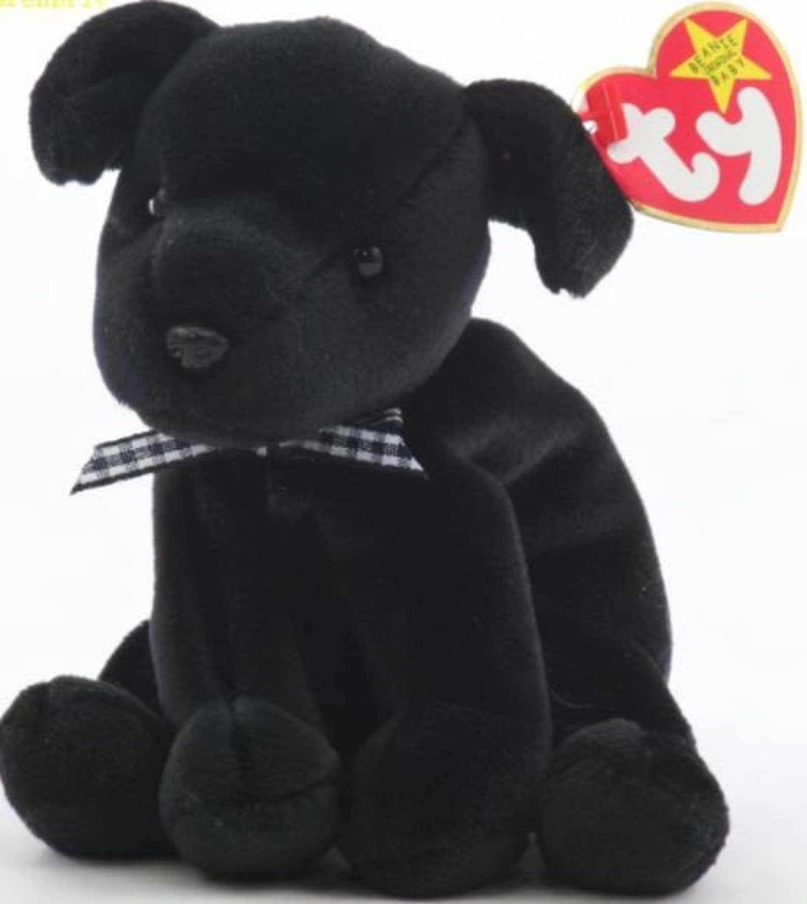 TY Beanie Baby Luke the Black Lab retired mint with tag Etsy