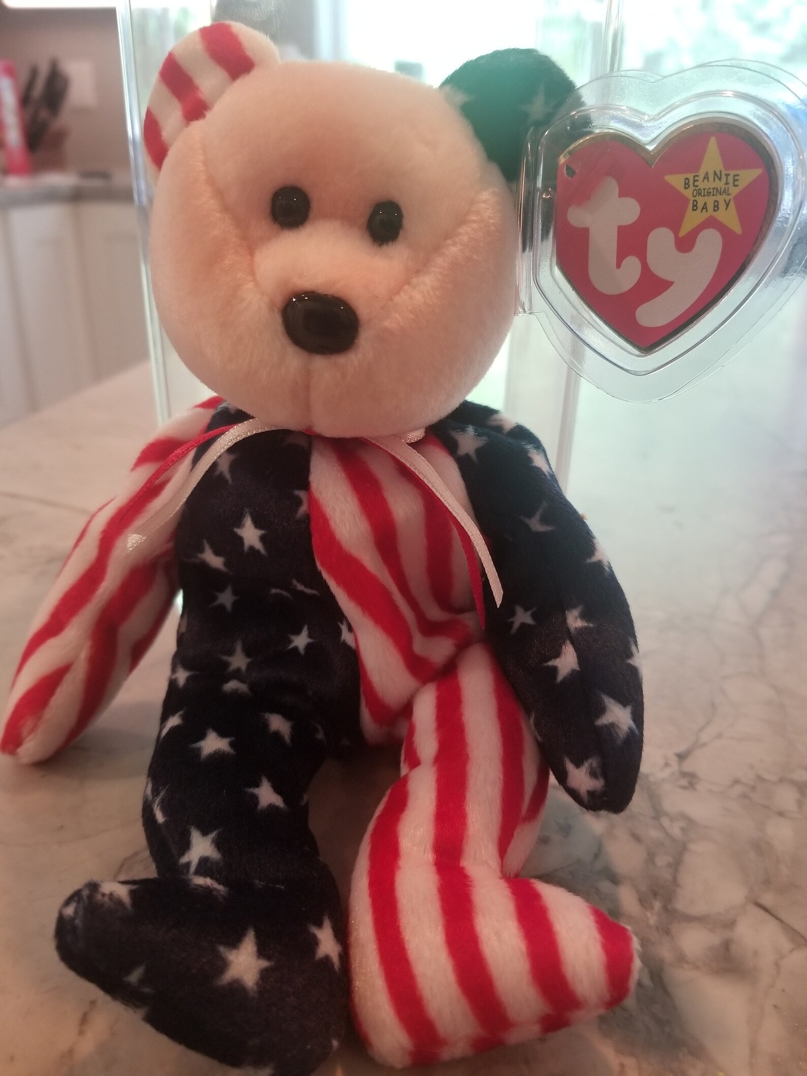 TY Beanie Baby Spangle the bear Pink face 1999 Retired and Etsy