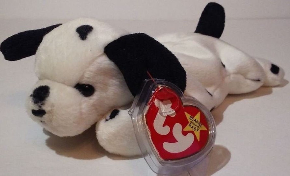 TY Beanie Baby Dotty the Dalmatian Dog mint condition with Etsy