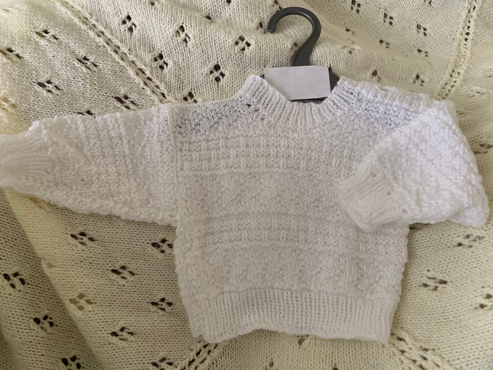 Hand knitted Baby Jumper Etsy