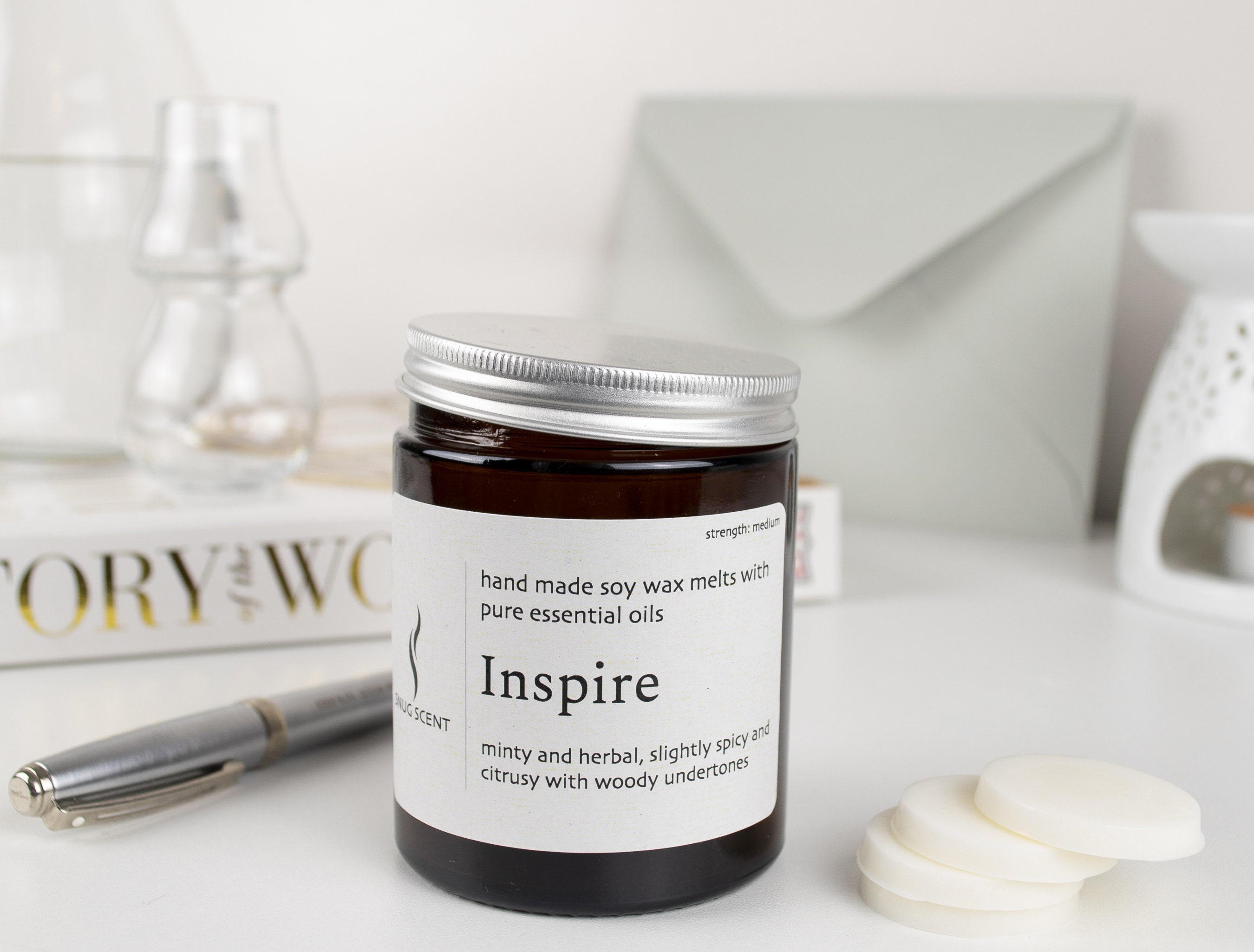 Motivating soy wax melts Inspire with pure essential oils Etsy