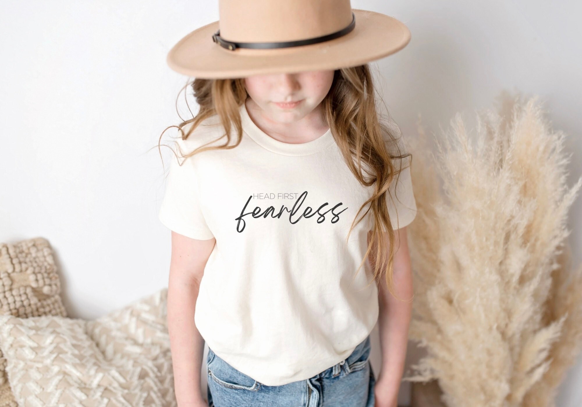 Fearless Taylor Kids Tshirt, Eras Tour Outfit Youth, Head First