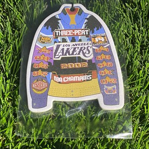 Los Angeles Lakers Three-Peat NBA Champions Leather Jacket