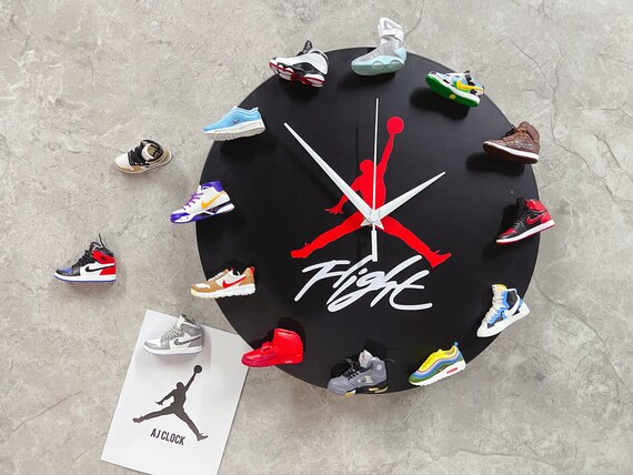 Sneaker Clock Jordan Shoes Clock 