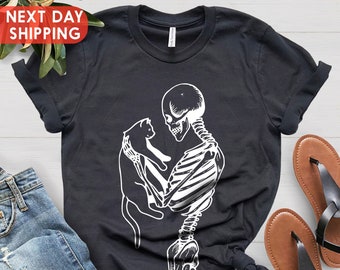 Men's Ladies T SHIRT funny cat kitten love My Friends Stop Talking Cat skeleton Men's Ladies T SHIRT funny cat kitten love My Friends Stop Talking Cat skeleton