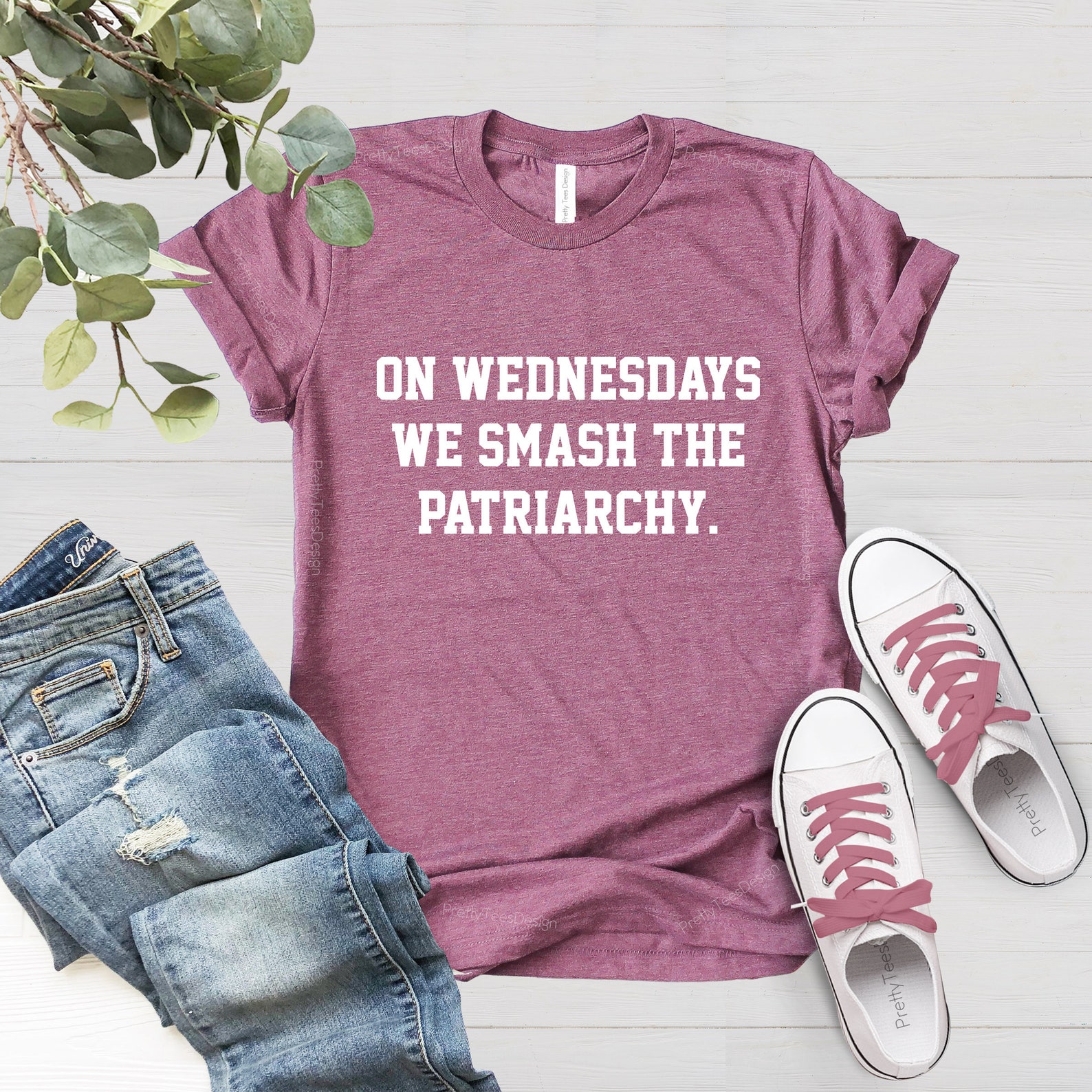 On Wednesdays We Smash the Patriarchy T-shirt Feminism Shirt - Etsy