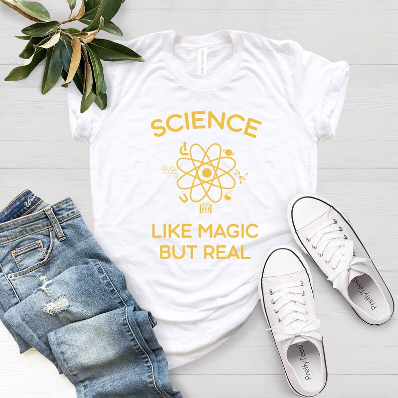 Science Like Magic But Real Shirt Funny Teacher Gifts Funny Shirt Men Atom Shirts Science Shirts Science Teacher Shirt Science Tee