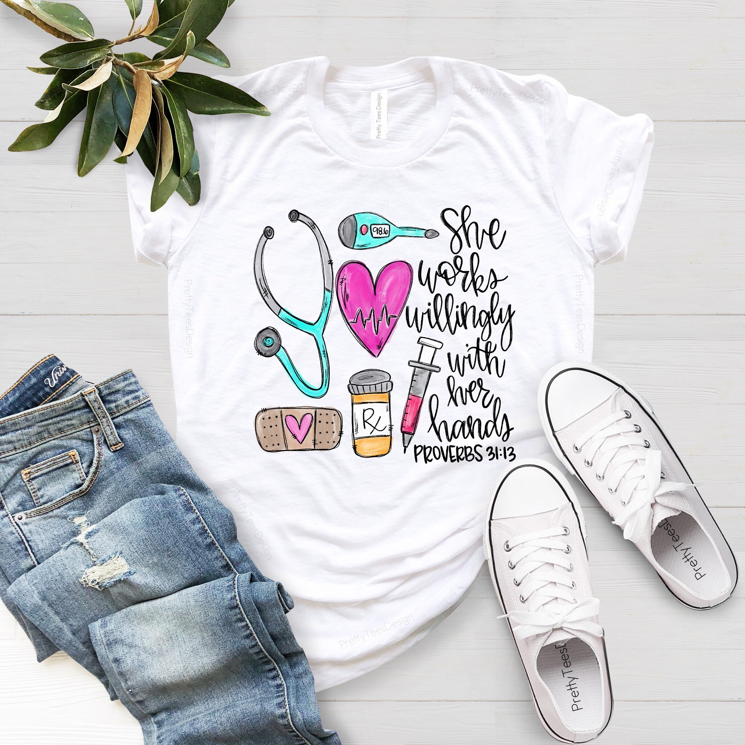 Stethoscope Shirt Stethoscope Nurse Shirt Nurse Practitioner Etsy