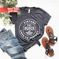 1983 Vintage Retro Shirt, , Born In 1983 Shirt, 1983 Birthday Shirt, 40th Birthday Gift Shirt, 1983 Vintage Tee, 1983 Retro Shirt