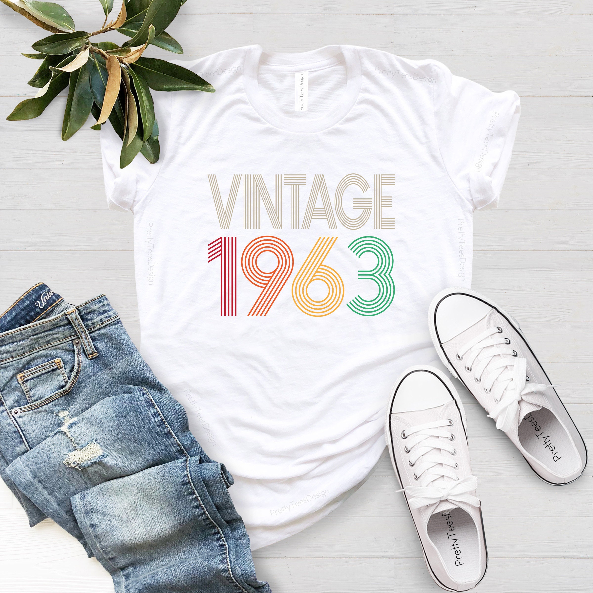 Discover 60th Birthday Shirt, Vintage 1963 Shirt, 60th Birthday Gift For Women, 60th Birthday Gift For Men, 60th Birthday Friend, 60th Birthday Woman