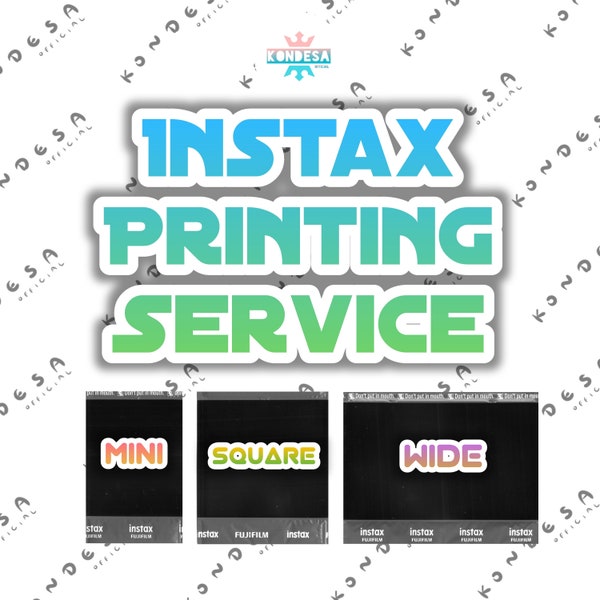 Customized Instax | Real Instax | Instax Printing Service Shipping Worldwide