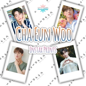 Cha Eun Woo Instax Drucke | Echt Instax | Angepasste Instax (Cha Eun Woo Fotos Gedruckt Auf Instax Mini/Square/Wide Films)