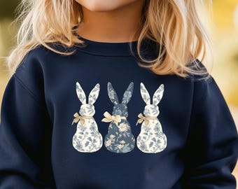 Bunny Baby Onesie®, Easter Toddler Shirt, Easter Baby Bodysuit, Bunny Kids T-Shirt, Floral Bunny Shirt, Easter Girl T-Shirt