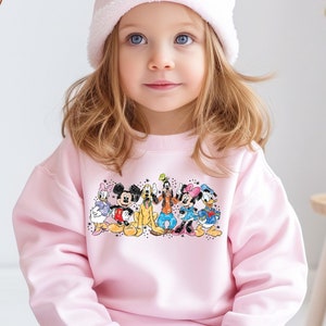 Disney Mickey And Friends Toddler Sweatshirt, Retro Disney Kids Shirt, Vintage Mickey And Friends Toddler Shirt, Disney Toddler Shirt