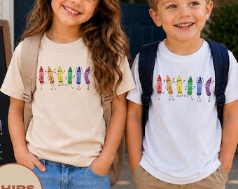 Back to School Shirt, Kindergarten T-Shirt, First Day of School Shirt, Student Gift, Pencil Kids  Shirt