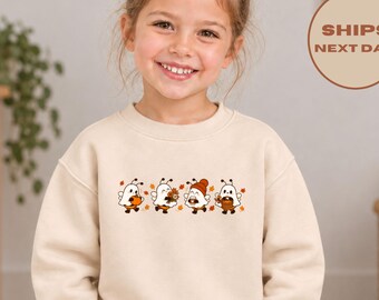 Cute Ghost Bee Sweatshirt, Spooky Season Toddler Tee, Boo Bees Baby Onesie®, Autumn Gift, Cozy Fall Season Shirt,  Pumpkin Patch T-Shirt