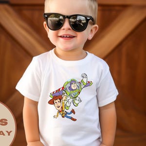Buzz And Woody T-Shirt, To Infinity And Beyond Shirt, Disney Toy Story Shirt, Disney Kids Shirt, Toy Story Toddler Shirt