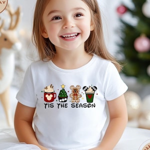 Mickey Gingerbread Christmas Toddler Sweatshirt, Mickey Coffee Kids Sweatshirt, Christmas Toddler Shirt, Mickey Latte Kids Shirt