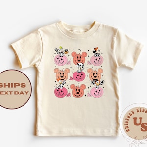 Halloween Pumpkin Kids Shirt, Mickey And Friends Pumpkin Shirt, Pumpkin Season Toddler Shirt, Mickey And Co Halloween Shirt