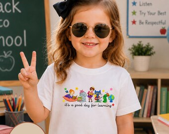 It's a Good Day for Learning T-Shirt, Back to School T-Shirt, Funny School Toddler Shirt, School Kids Shirt