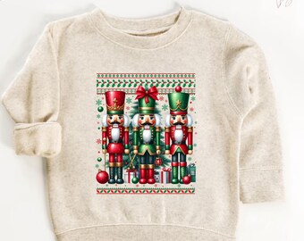 Christmas Nutcrackers Sweatshirt, Vintage Christmas T-Shirt, Nutcracker Xmas Sweater, Winter Kids Shirt