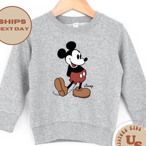 Mickey Mouse Toddler Sweatshirt, Classic Mickey Kids Shirt, Disney Mickey Mouse Kids Sweatshirt, Mickey Shirt