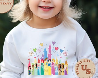 Disney Princess Castle Toddler Sweatshirt, Princess Kids Shirt, Disney Castle Baby Onesie®, Disney Castle Kids Shirt