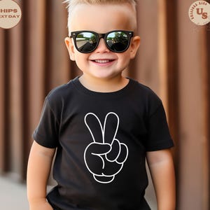 2nd Birthday Boy T-Shirt, 2year Old Gift, Birthday Gift, Peace T-Shirt, Second Birthday Shirt