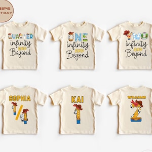 Toy Story Birthday Kids T-Shirt, Birthday Toddler Shirt, Disney Birthday Shirt, Custom Toy Story Birthday Shirt, Personalized Birthday Gift