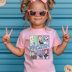 Disney Frozen Toddler T-Shirt, Elsa And Friends Shirt, Elsa And Anna Shirt, Frozen Kids Shirt, Frozen Olaf Shirt